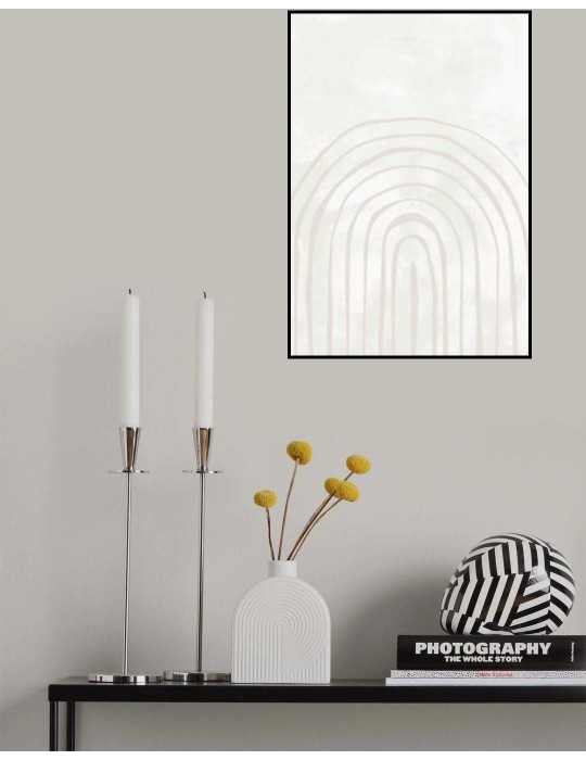Curved Lines Poster